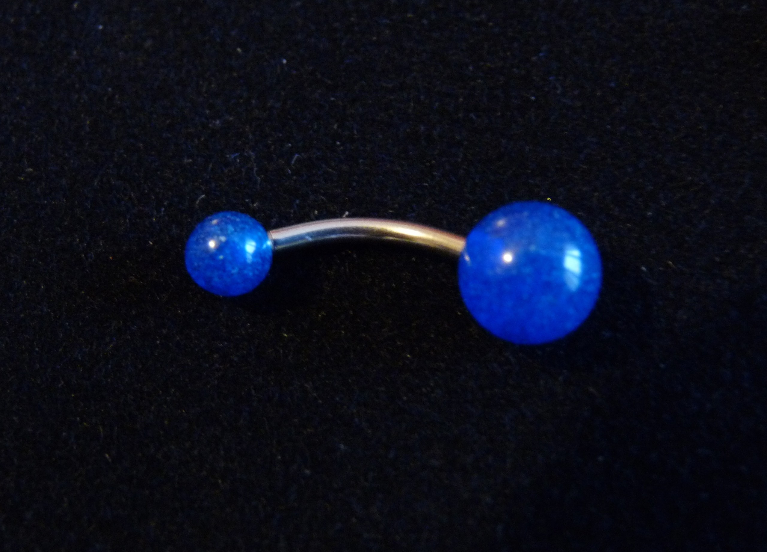 NOMBRIL : "neigeux" bleu foncé 2