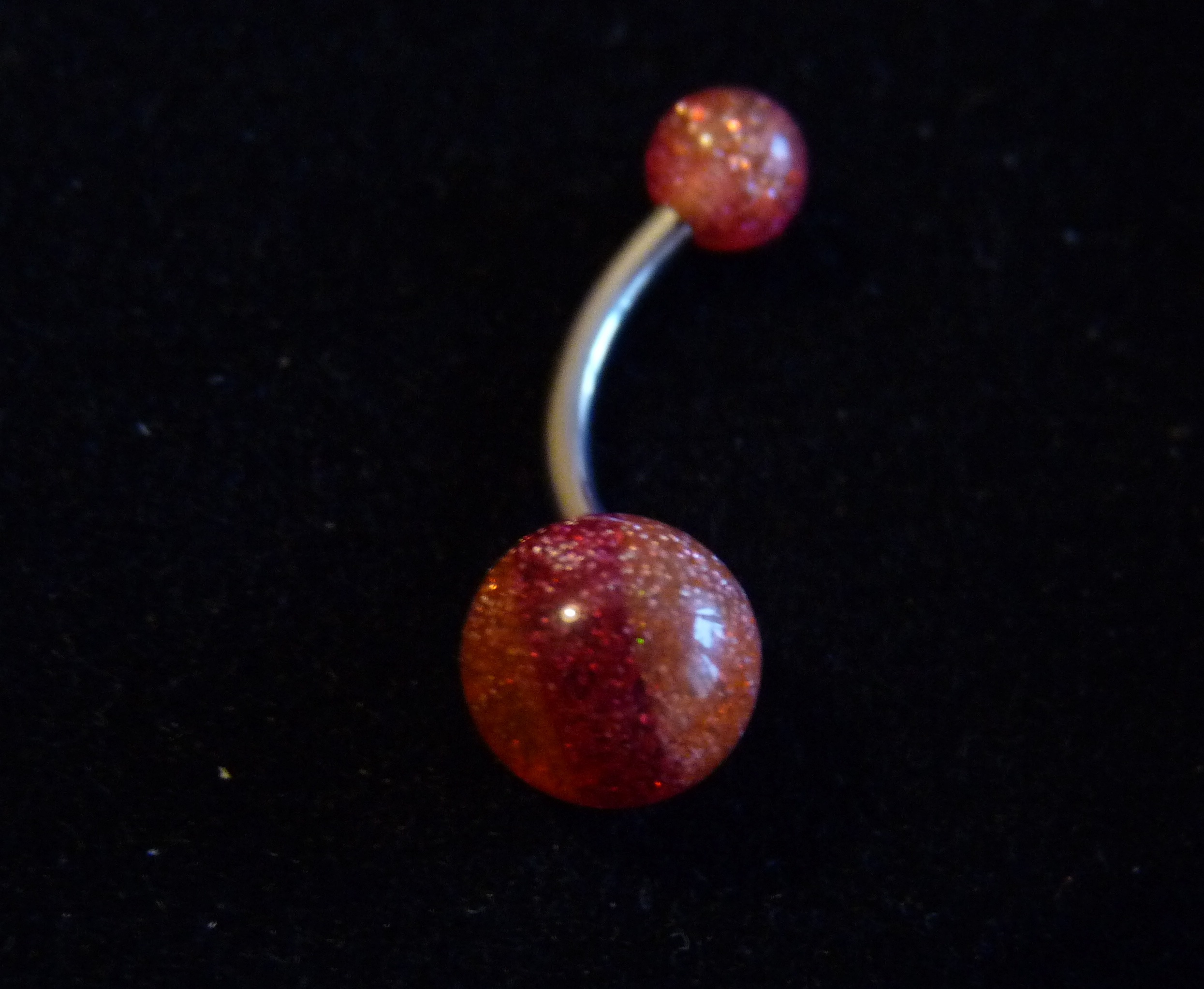NOMBRIL : "neigeux" bicolore : 1