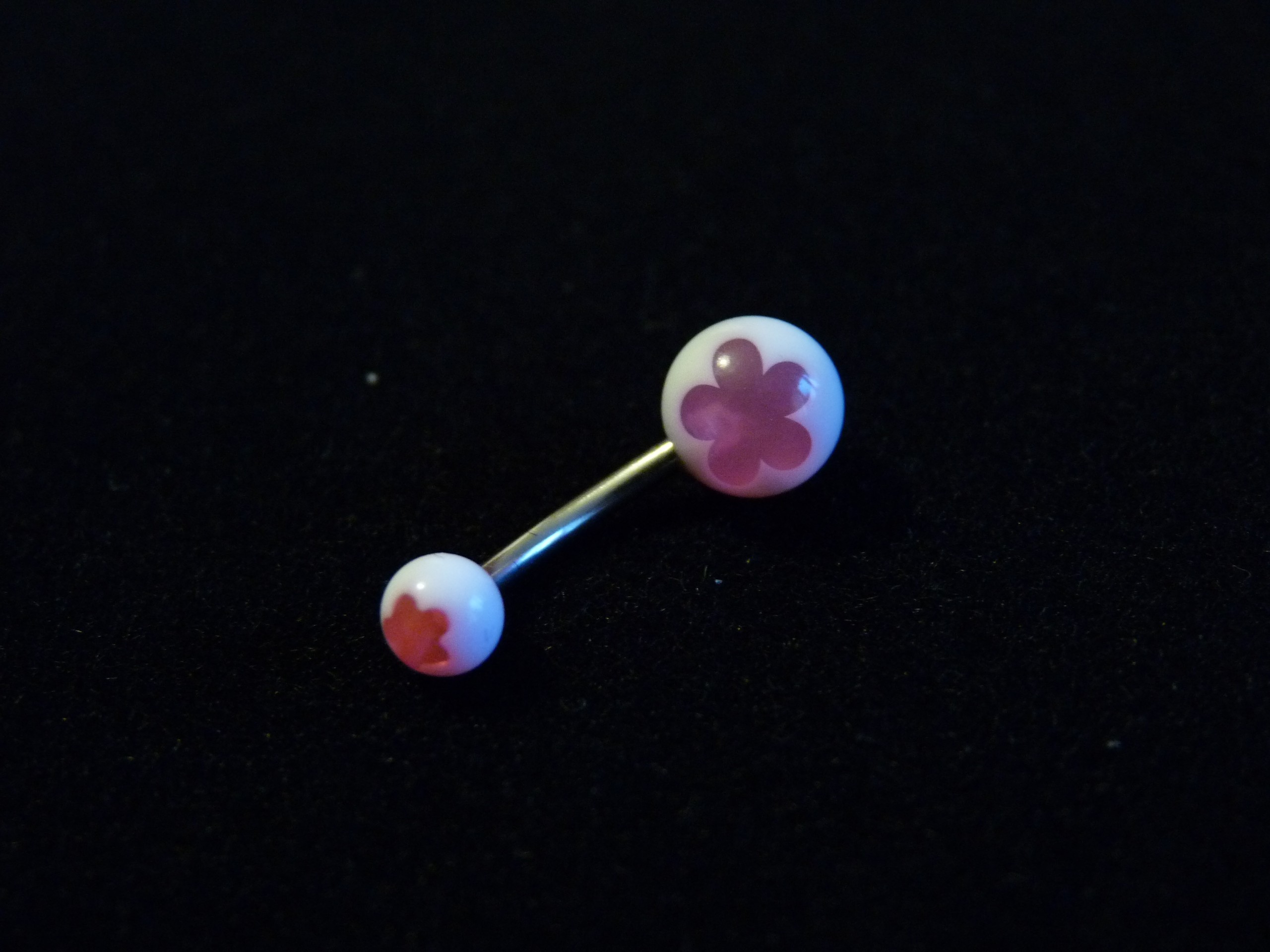 NOMBRIL : Fleur rose ( plus qu'une en stock ! )