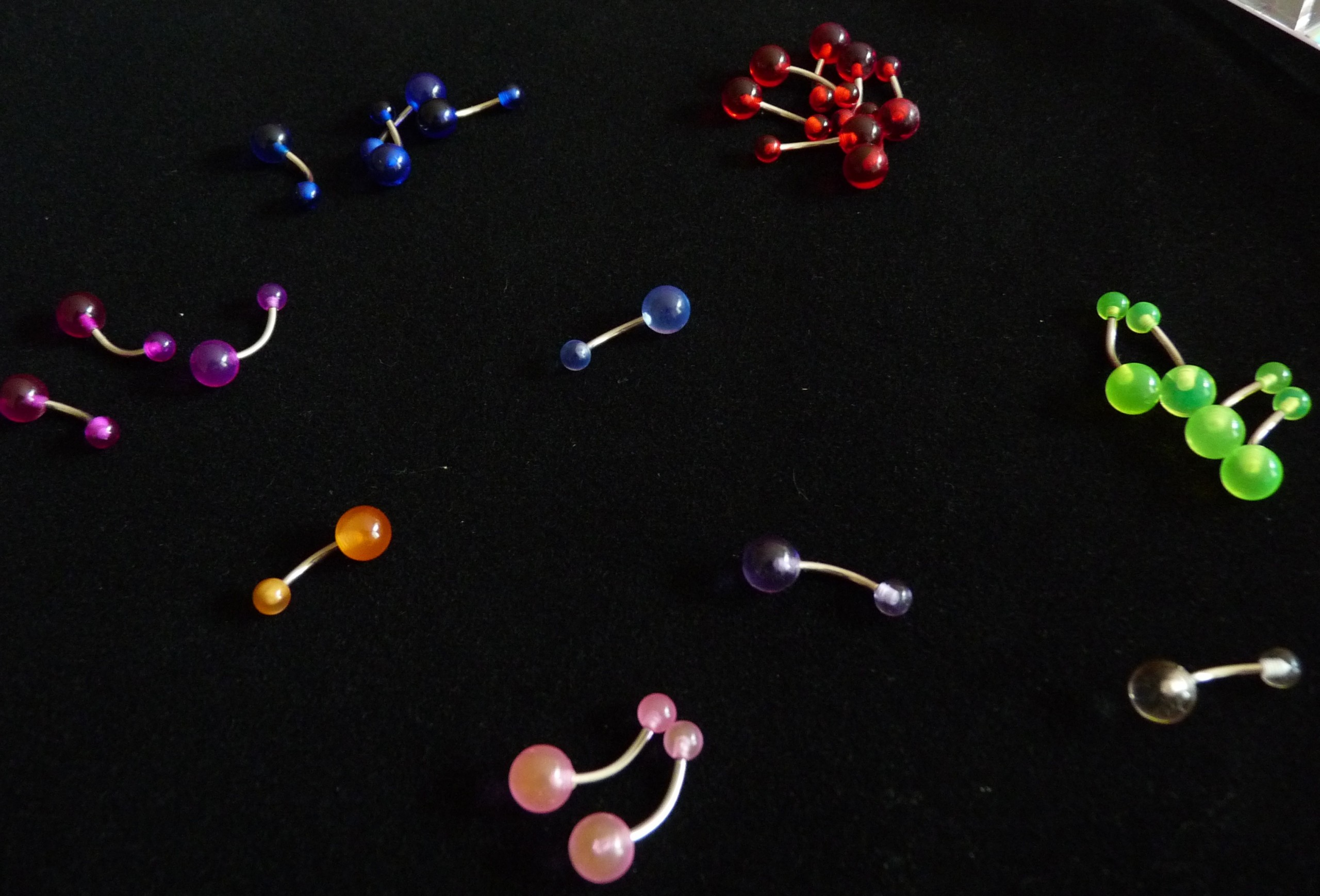 NOMBRIL Translucides : toutes les couleurs dispos