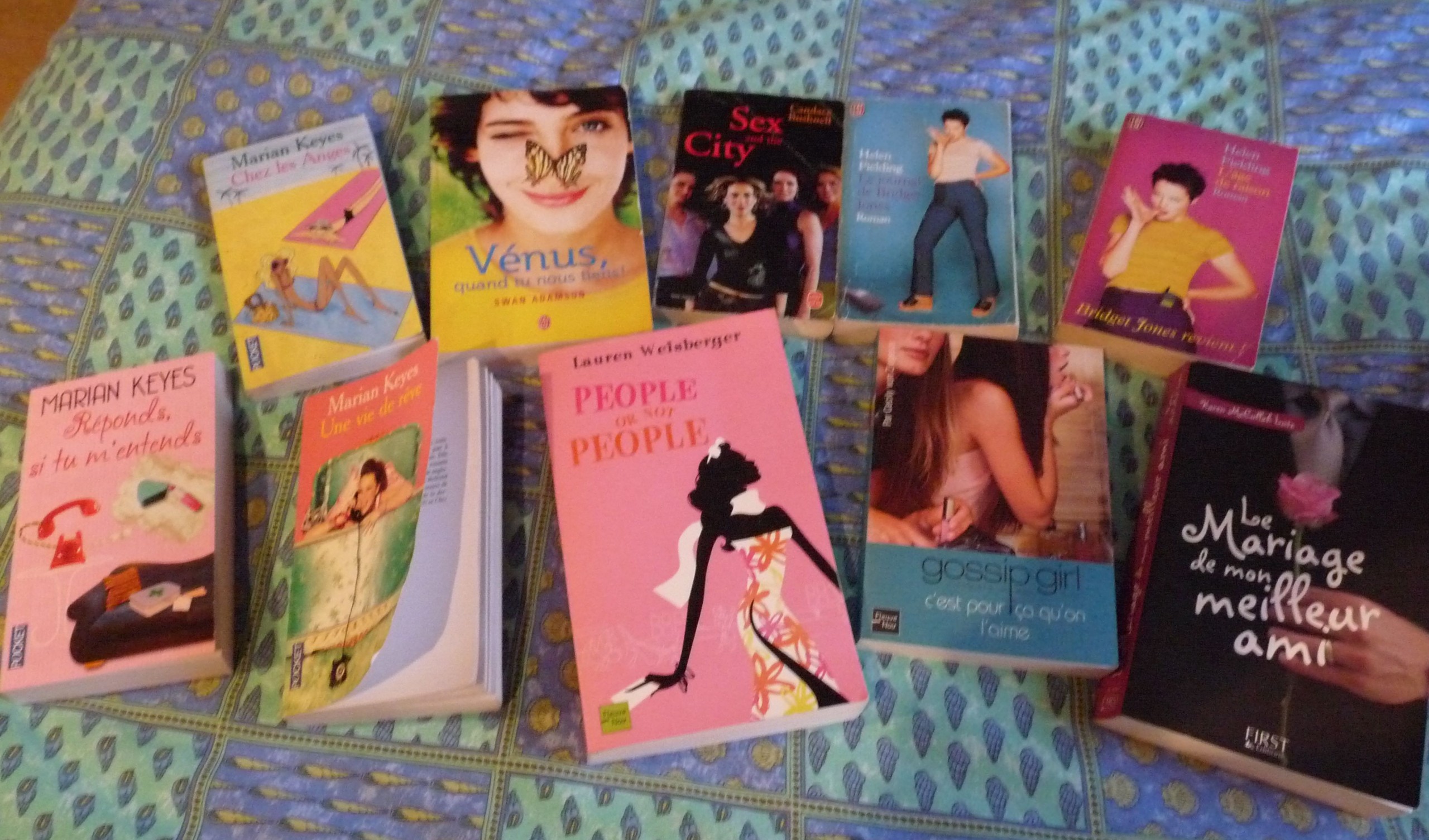 Ma toute petite collection de chicklit en 2010