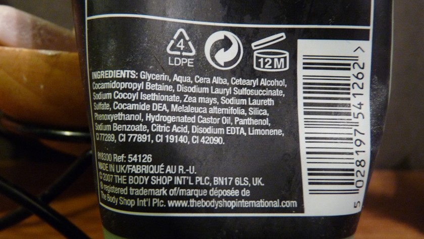 ( The Body Shop ) L&rsquo;article où le thé les visait