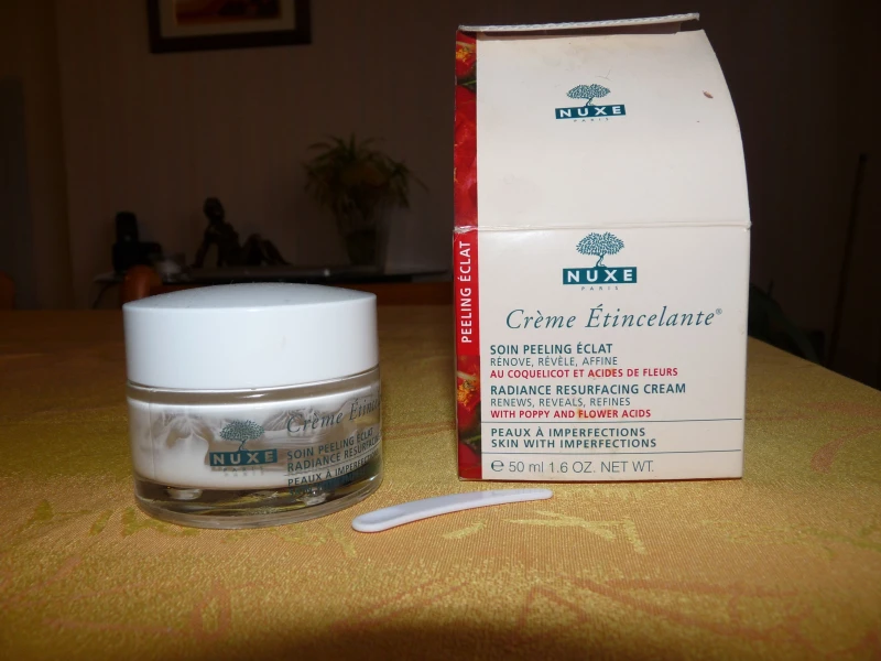 Nuxe crème étincelante soin peeling éclat coquelicot