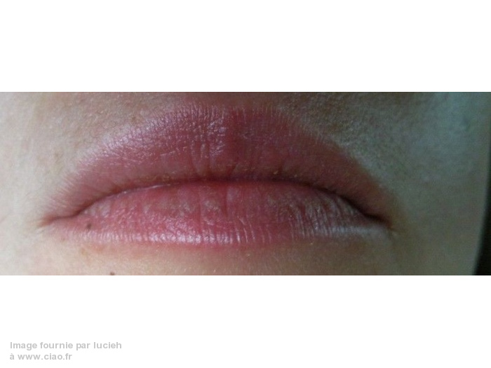 lèvres au bout de 5 minutes...