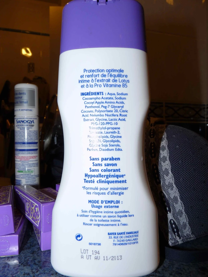 Hydralin apaisa soin hygiène intime