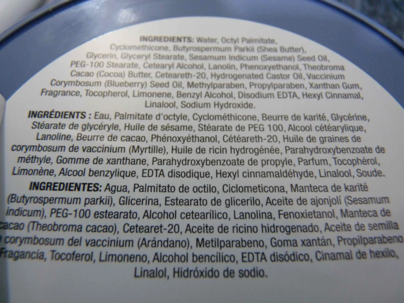 The body Shop beurre corporel myrtille
