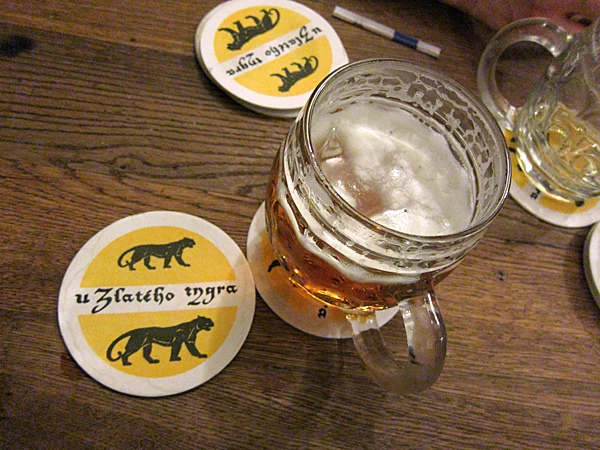brasserie bière Prague Tigre Doré U Zlatého Tygra