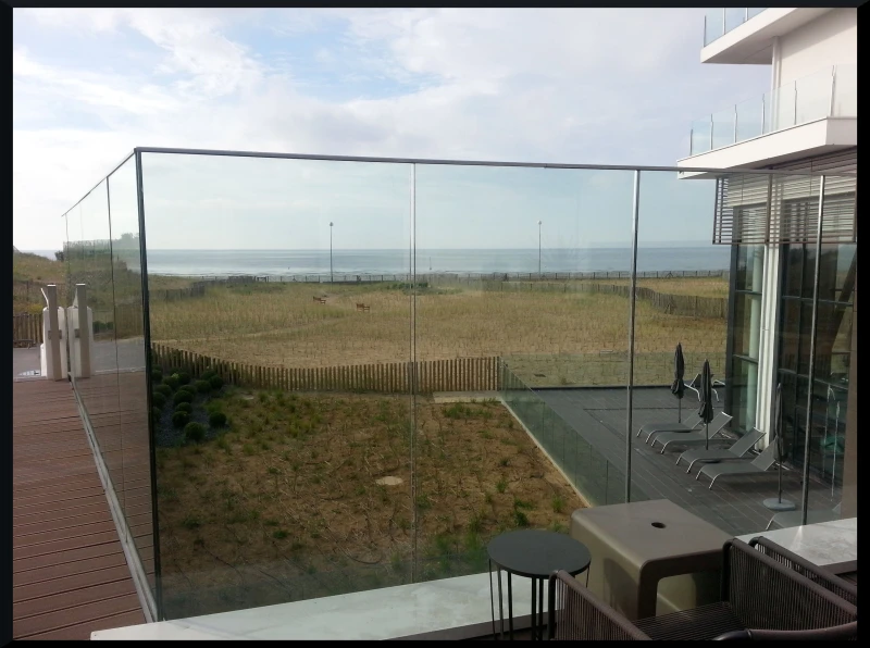La vue depuis la terrasse du restaurant