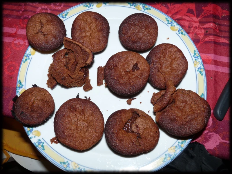 catastrophe si les muffins sont encore chauds !