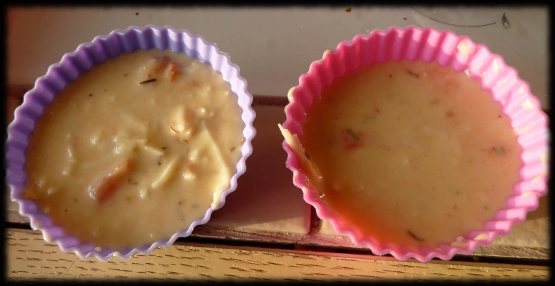 Utilisation pour des muffins tomate/mozza