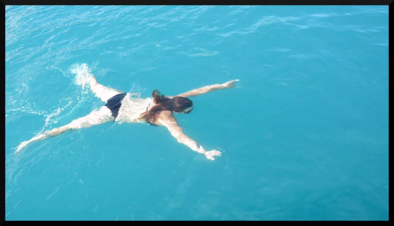 En plein mouvement de brasse.... je suis une étoile de mer :-/