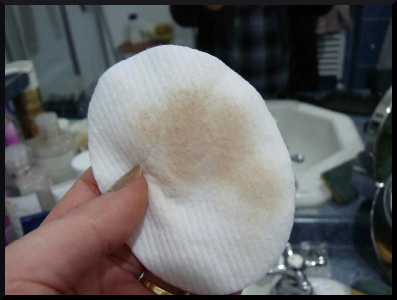 Passage de l'eau Bioderma pour les résidus : pas terrible non plus !