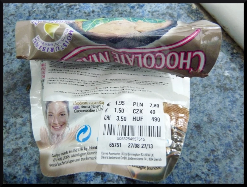 Montagne Jeunesse masque visage chocolat