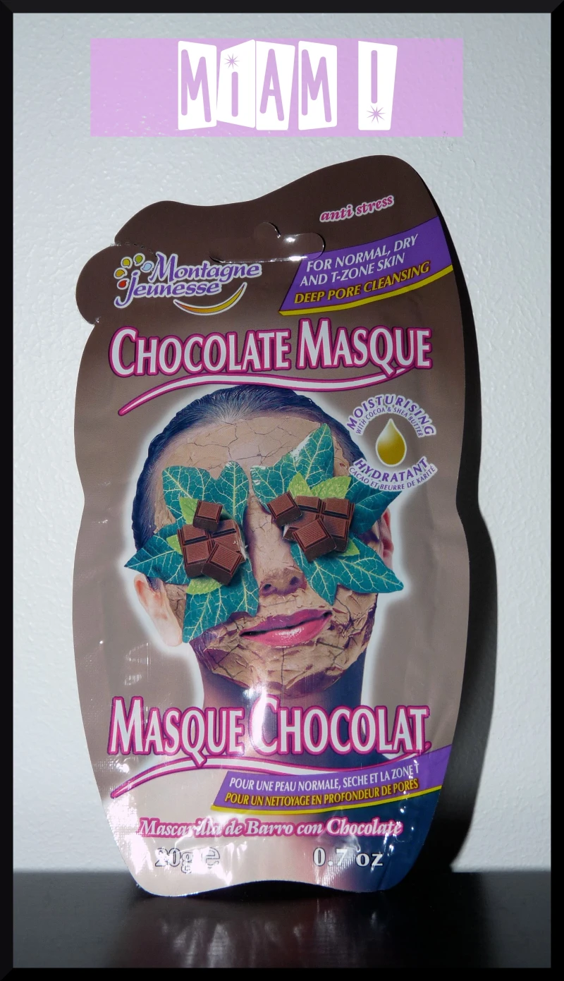 Montagne Jeunesse masque visage chocolat
