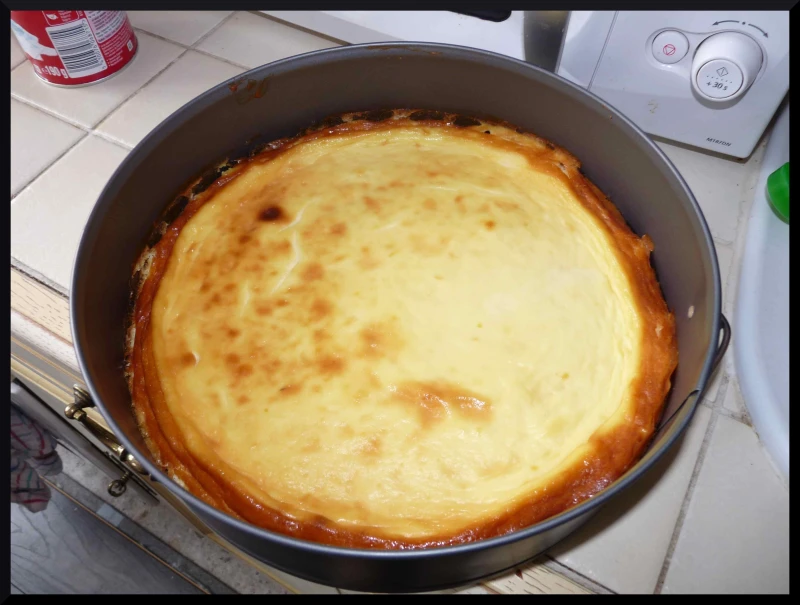 Tronche du cheesecake 24h après